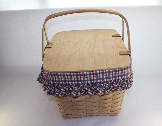 Longaberger Picnic Basket, Longaberger, Natural, … - image 6