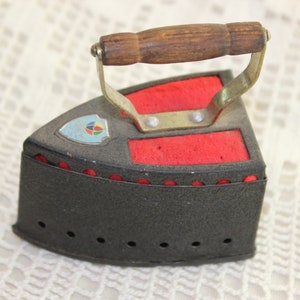 Retro Sad Iron Pin Cushion: Worlds of Fun Souvenir