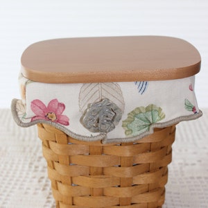Longaberger, mand, American Cancer Society, Horizon of Hope-mand, 2004, opslag, ijdelheid, thee, kantoor, houten deksel