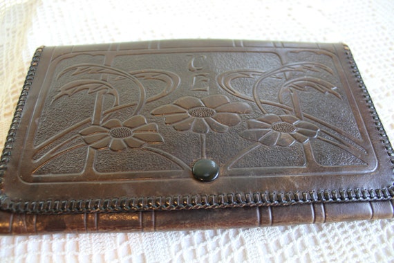 Vintage Leather Purse, Belt Purse, Fanny Pack, Ha… - image 10