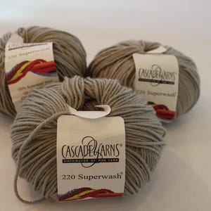 Yarn, Cascade Yarns, 220 Superwash, Wool, 100 grams, 220 yards, 3.5 oz, Color 874, FREE SHIPPING