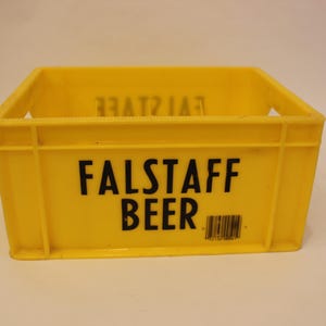 Vintage Falstaff Bierkiste: 12er Pack müllsichere Verpackung