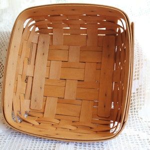 Longaberger, Basket, 1999 Serving, Bread, Organization, Drop Zone