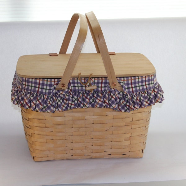 Longaberger Picnic Basket Etsy