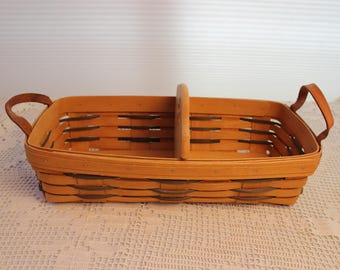 Longaberger Bread Basket,  1997, Wooden Divider