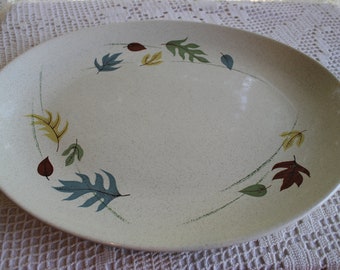 Franciscan, China, Autumn, Serving, Platter, Tray, Earthenware, Autumn Leaves