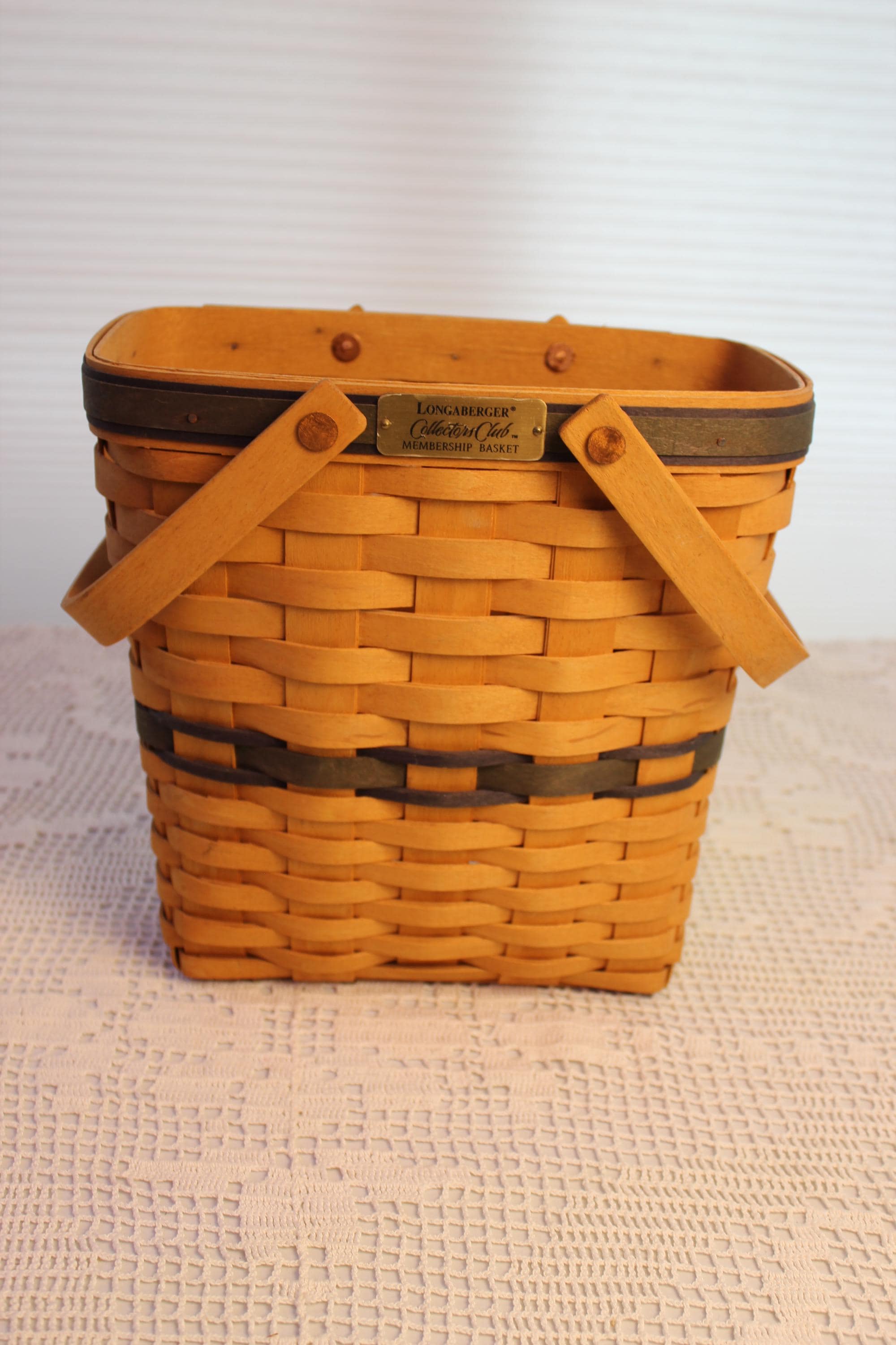 Longaberger Baskets With Swinging Handle - Etsy