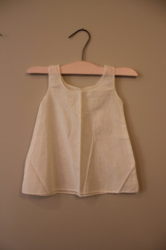 Vintage Christening Gown with  Slip, Baby Dress, … - image 3