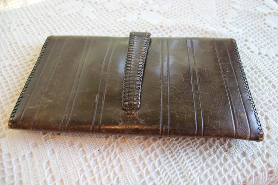 Vintage Leather Purse, Belt Purse, Fanny Pack, Ha… - image 2