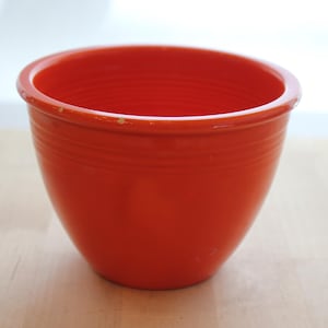 Fiesta, Nesting, Bowl, #1, Orange, Fiestaware, Inside Rings, Fiesta Ware