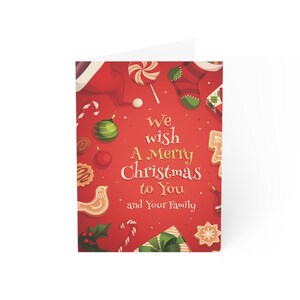 Merry Christmas Greeting Cards, Christmas Cards, Holiday Cards, Family Cards, Festive Greetings, Seasonal Greetings