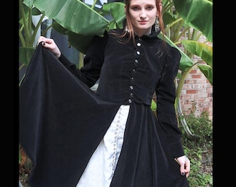 Victorian Inspired Dress Overcoat Digital Sewing Pattern