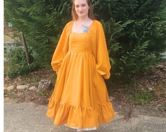 Selkie Inspiriert gerüschtes Kleid Schnittmuster The Patty Dress fließender Rock