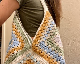 Bolso de crochet hecho a mano