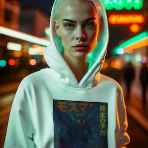 Mothman Kaiju Cryptid Hoodie, Bigfoot Shirt, Paranormal Hoodie, UFO Hoodie, Unique Graphic Hoodie, OpenWorldCollective