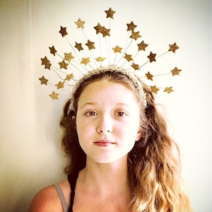 Gold Star Headband Tiara