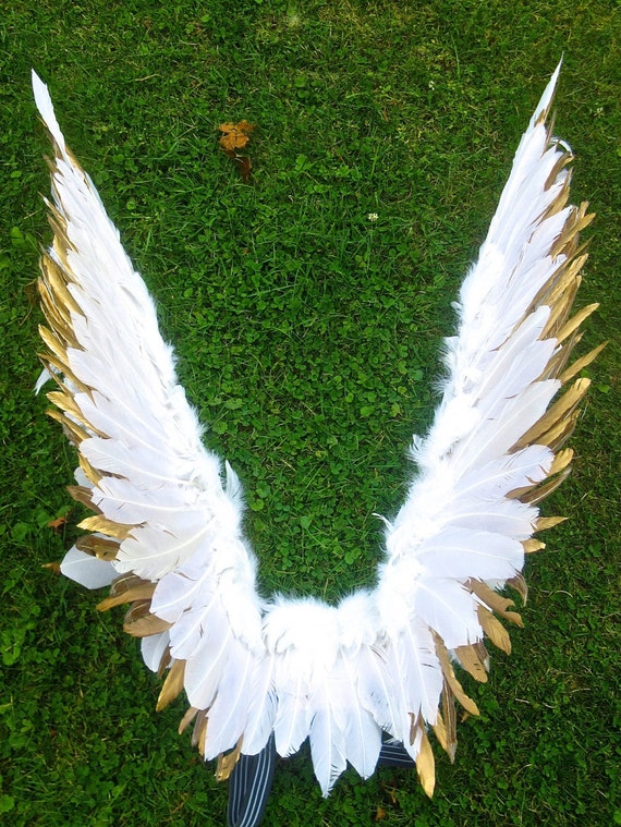 Angel Wings Gold / White Fairybird Cosplay - Etsy