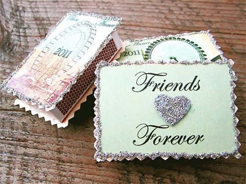 5 Customizable Match Boxes Etsy