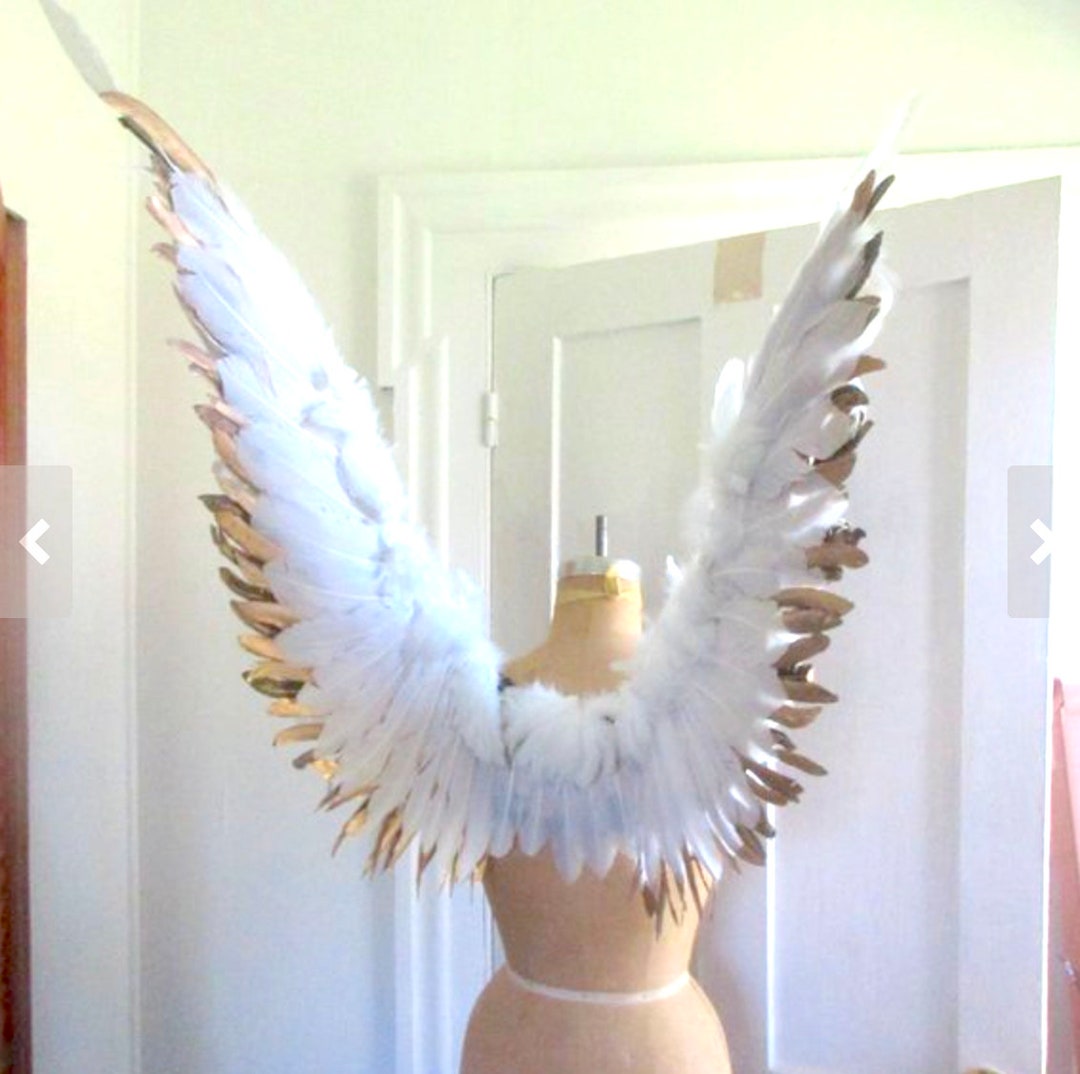 Angel Wings Gold / White Fairybird Cosplay - Etsy