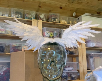 Winged angel headband