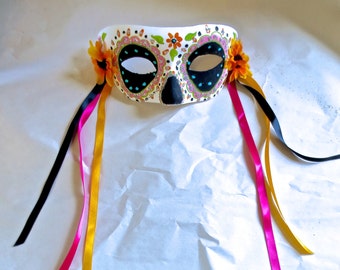 Día de los Muertos/ Day of the  Dead Half Mask