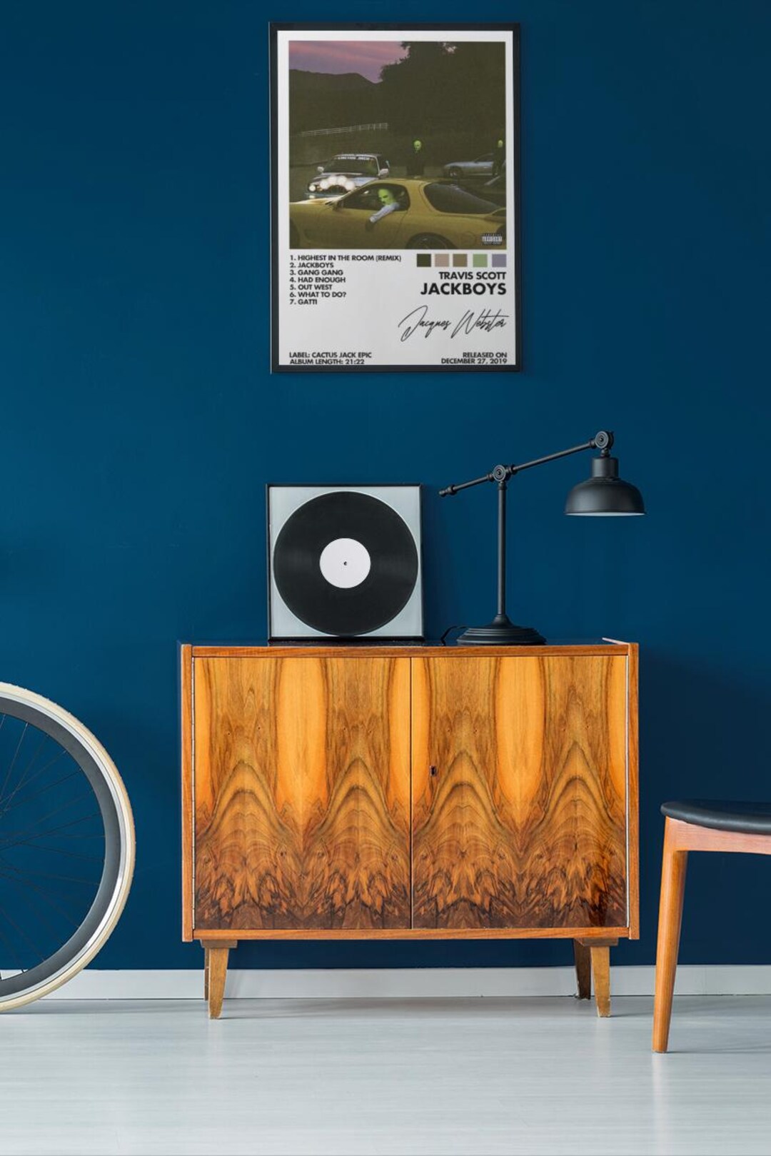 Rapper Album Cover Poster, Trendy Bedroom Wall Art Perfect for Music ...