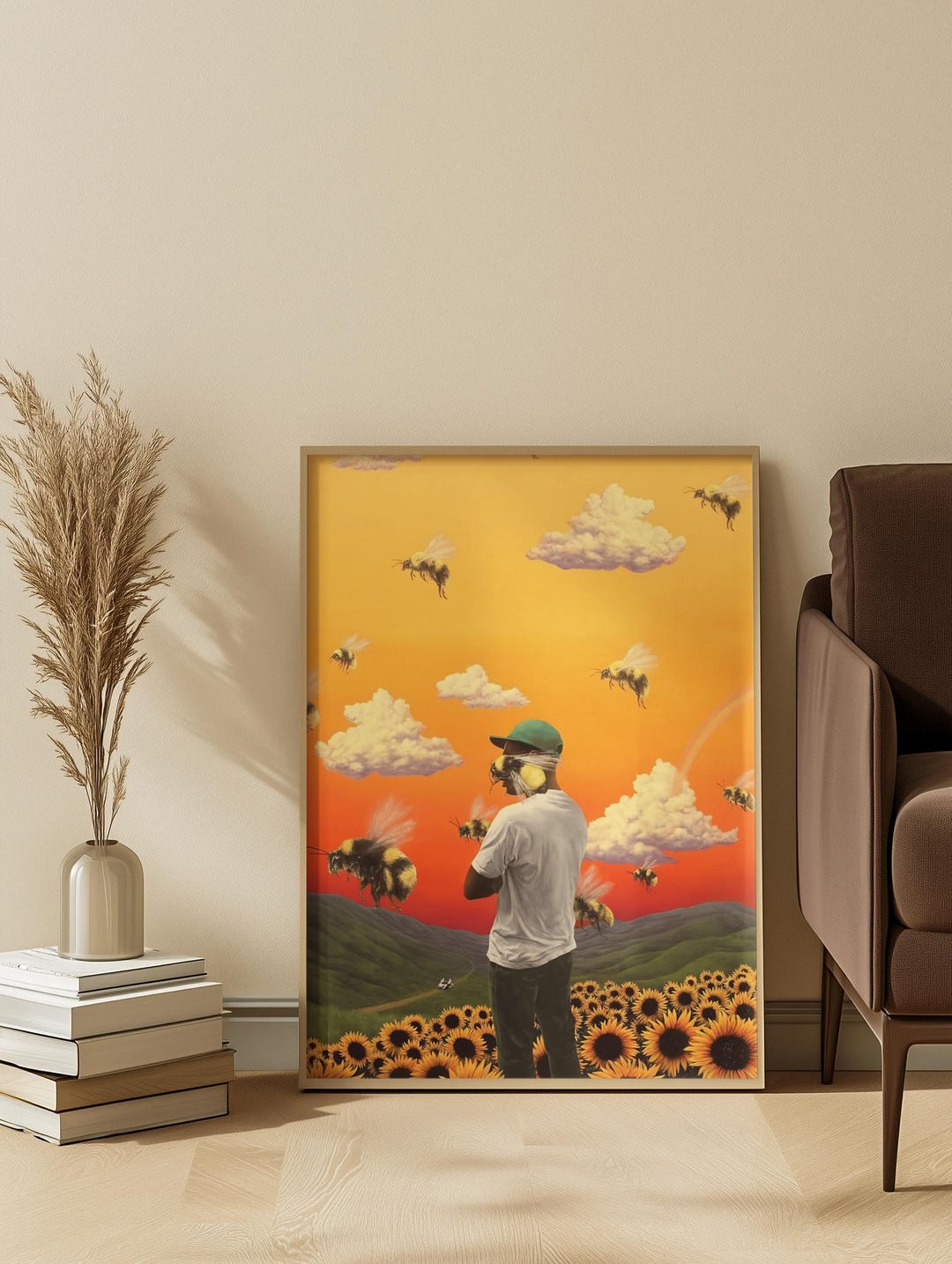 Tyler the Creator Flower Boy Album Cover Print | Aesthetic Hip Hop ...