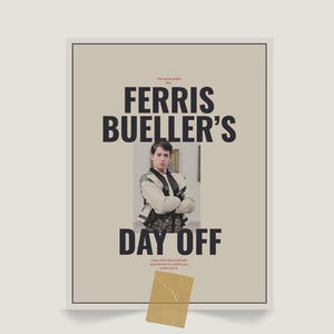 Ferris Bueller&#39;s Day Off | Vintage Movie Poster Art Print