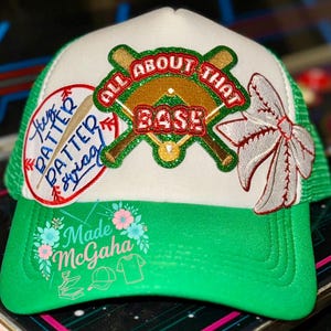 All about that base trucker hat | trucker hat | baseball trucker hat| baseball
