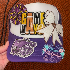 Football trucker hat | game day hat | trucker hat | football mom trucker hat | football mom trucker hat