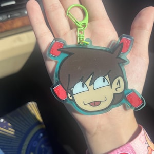 Eddsworld Individual Keychain colored Acrylic