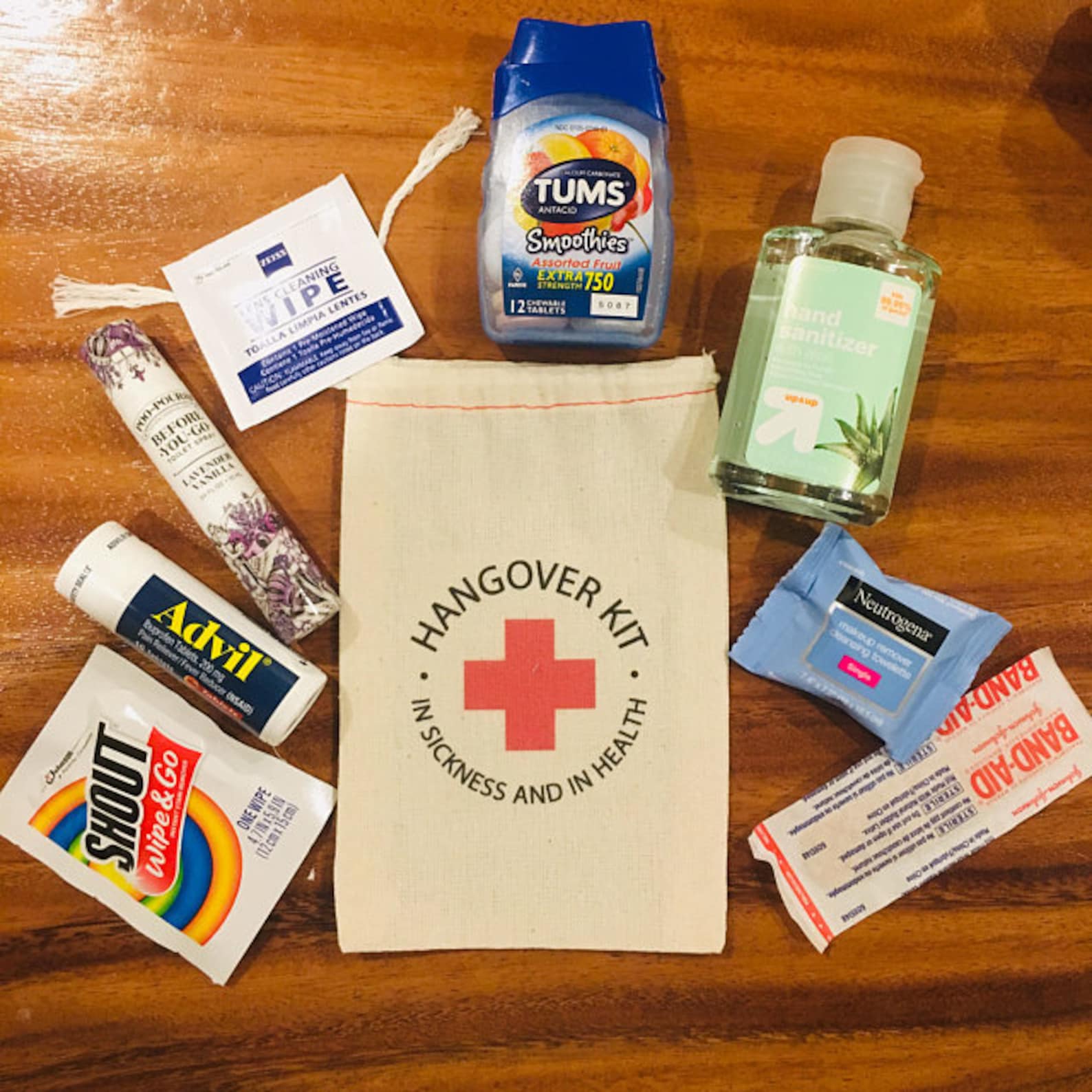 Hangover Kit Bags Recovery Kits In Sickness and In Health Etsy