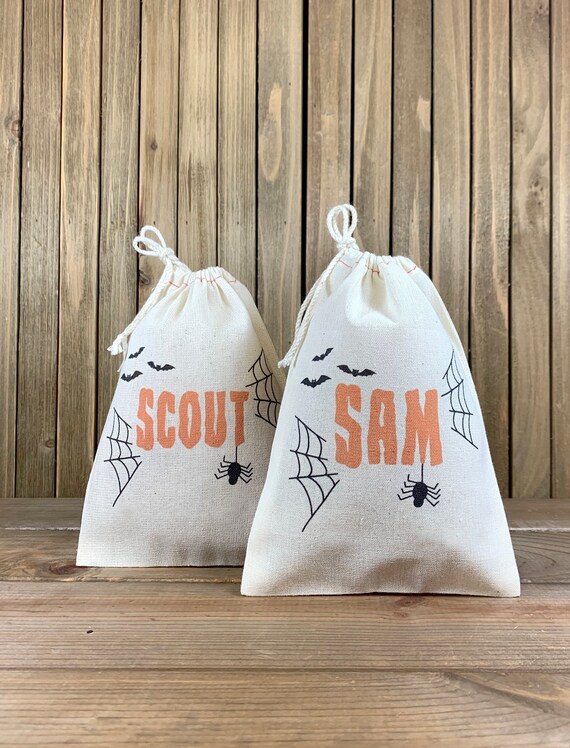 Spooky Halloween Personalised Children\u2019s Party Box Gift Bag Favour