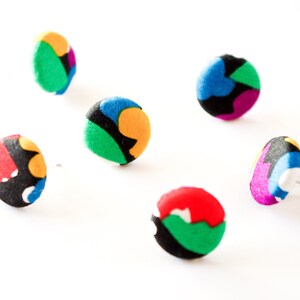 Colourful Liberty Fabric Earrings image 6