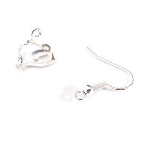 Floral Teardrop Fabric Earrings image 9
