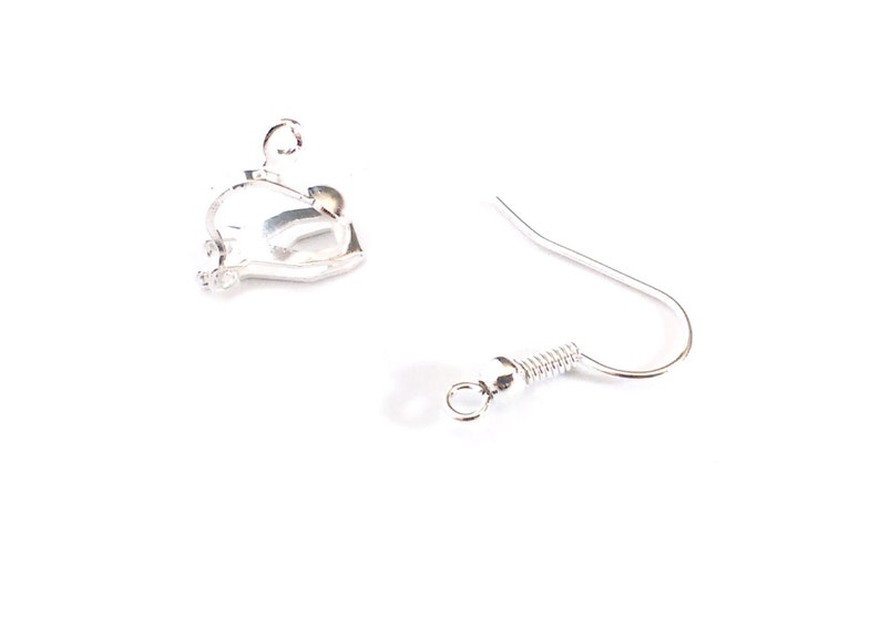Floral Teardrop Fabric Earrings image 9