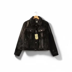 Men's Jet Black Hair-On Cowhide Jacket - Limited Edition Fashion image 1