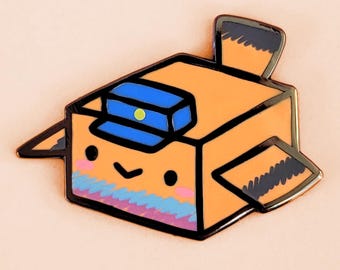 Impostor Poe pin hard enamel pin bird dove mail delivery lapel pin brooch badge flair pin hat animal birds kawaii cute