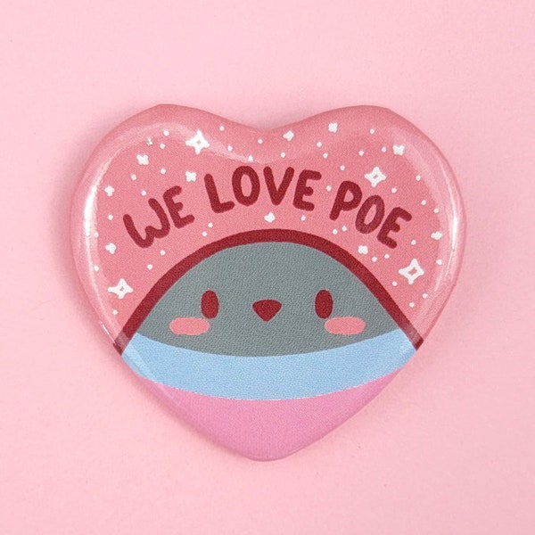 pigeon button heart valentine love pigeon pin dove animal post office kawaii cute backpack gift decorative postal pigeons