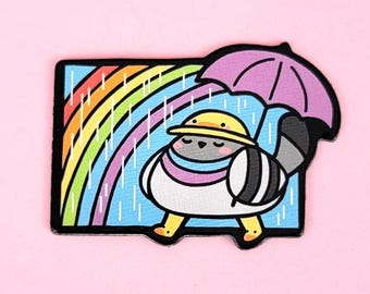 pigeon magnet rainy day fridge magnet dove animal post office kawaii cute backpack gift decorative postal pigeons