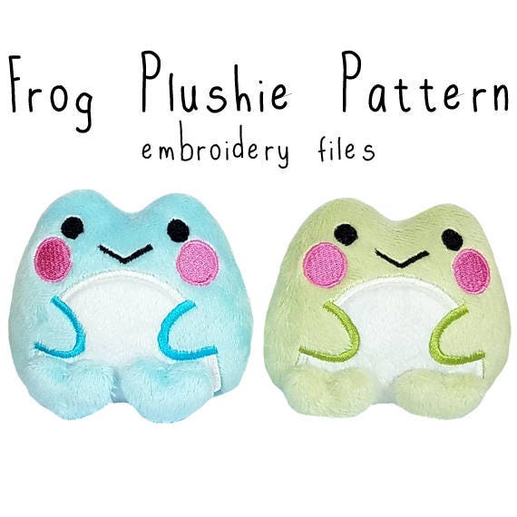 kawaii frog plush
