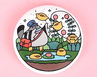 pigeon magnet ducky terrarium pigeon fridge magnet dove animal post office kawaii cute backpack gift decorative postal pigeons