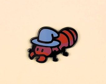 Brain Blips Collab - Magical Mini Bugs - Fire Ant - hard enamel pin lapel brooch badge flair collar hat nature animal kawaii cute