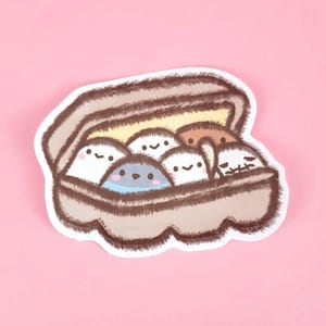 Vinyl Sticker - Eierkarton Poe & Karl - Taube Taube Aufkleber Planer Vinyl Taube Vogel Tier Scrapbooking niedlich kawaii