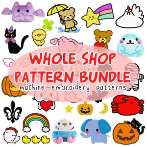 Machine Embroidery Designs Bundle pattern ith patterns pes dst huf jef all formats Instant Download design