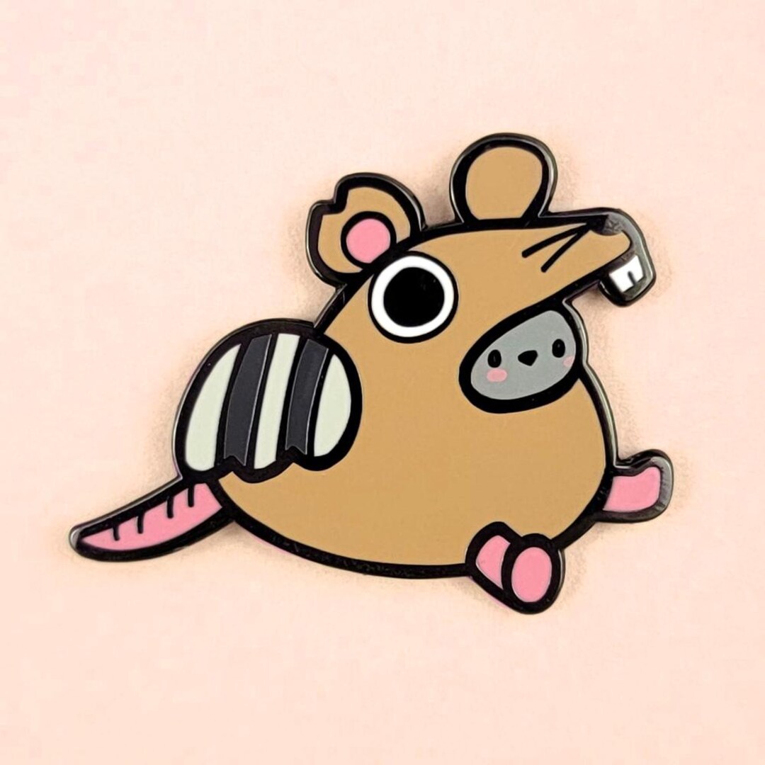 Kin Pin Rat Pigeon Pin Rat Poe Pin Hard Enamel Pin Bird Dove Mail Delivery Lapel ...