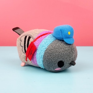 Duva Plushie mini Poe Egglesworth Plushie gosedjur duva fågel duva post gåva kawaii söt post gosedjur duvor