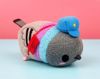 Pigeon Plushie mini Poe Egglesworth Plushie stuffed toy animal pigeon bird dove post gift kawaii cute mail stuffed animal pigeons