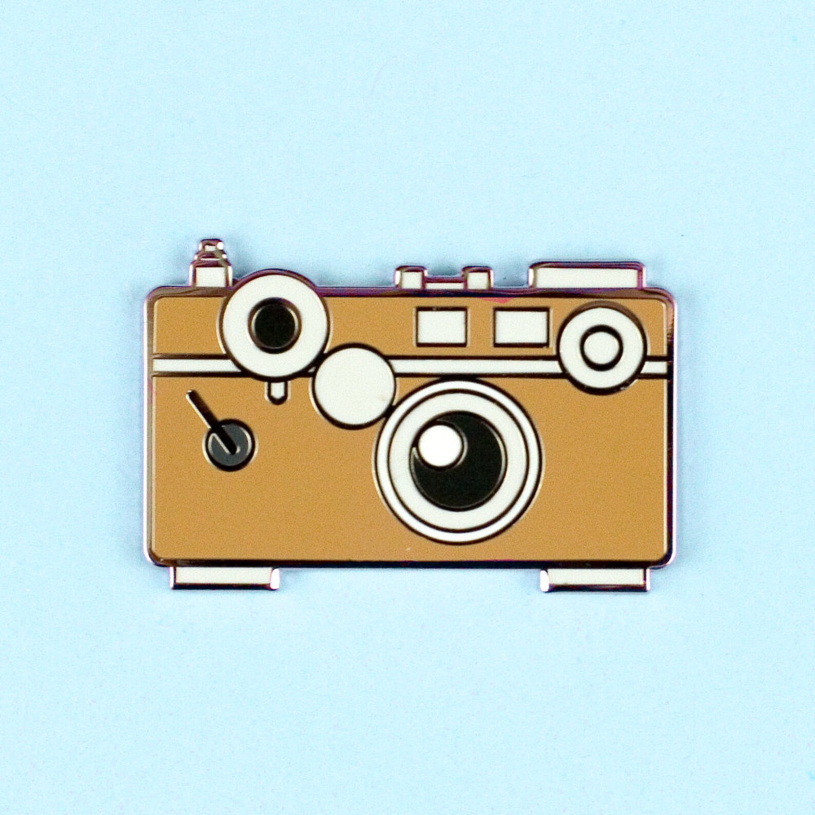 Camera Enamel Pin Argus C3 Hard Silver Plating 3cm Cute Etsy