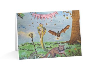 Whimsical Fairytale Greeting Card: Celebration, Birthday & Holiday
